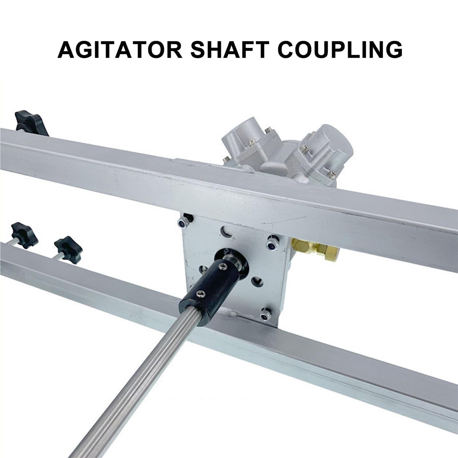 Agitador neumático Mezclador de Aire con Soporte de suspensión de Cuchillas Plegables Mezclador neumático para Materiales de Recubrimiento de Pintura.,H006