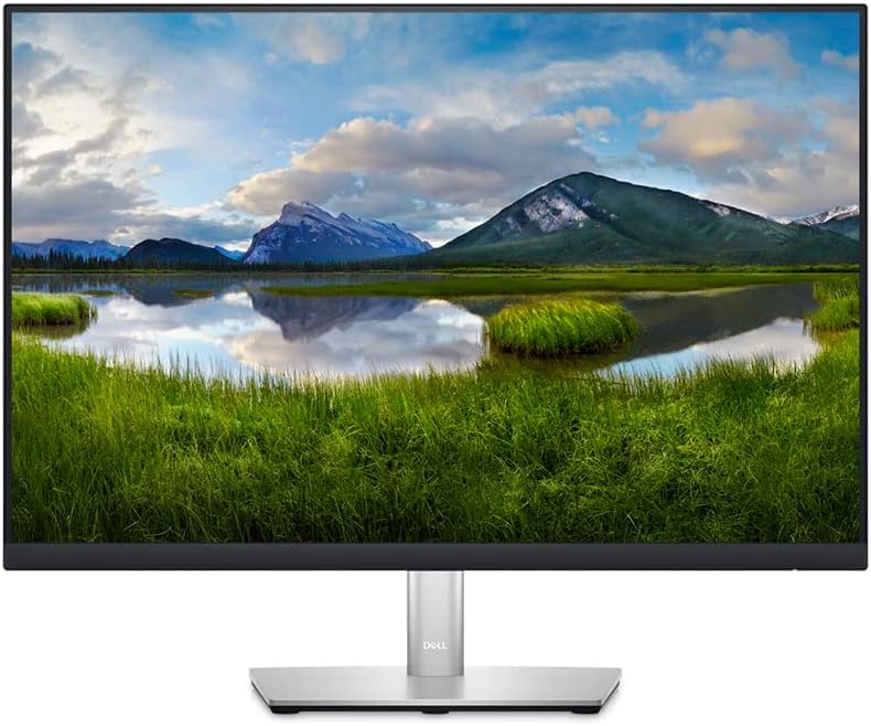 P2423 24 Inch WUXGA (1920x1200) 16:10 Monitor, 60Hz, IPS, 5ms, 99% sRGB, DisplayPort, HDMI, DVI, VGA, 5x USB, Black