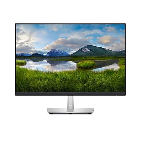Dell P2423 24-Inch (60.96 cm) 1920X1200@60 Hz, IPS-Panel, Aspect Ratio 16:10, Response Time 5 ms (Fast), 99% sRGB, HDMI, Display Port 1.2, DVI, VGA, USB 3.2 Gen 1 Upstream, 4xUSB 3.2 Gen 1 Downstream