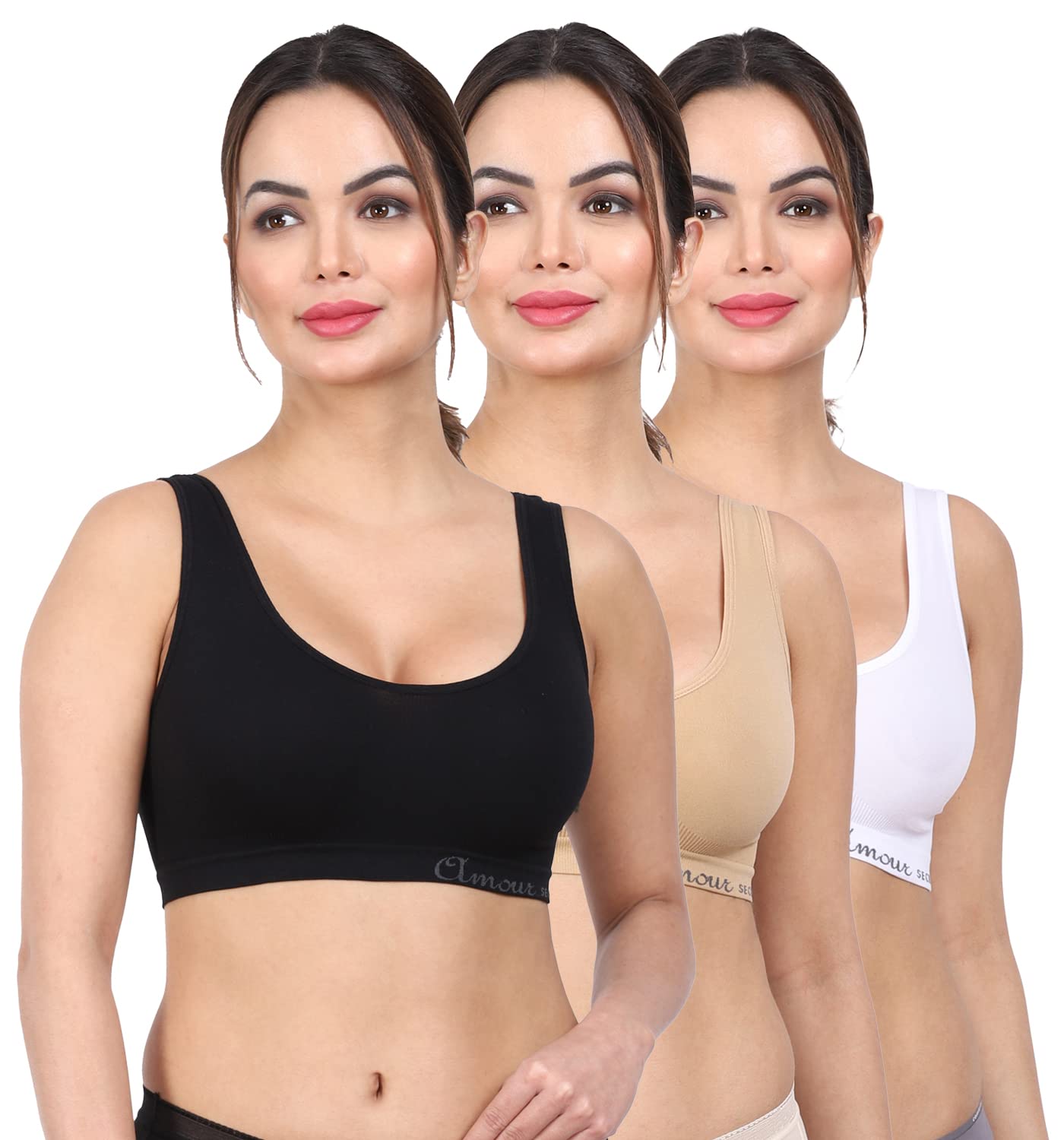 amour secret Women's Non Padded Air Bra Pack of 3 AB044N-picture-34