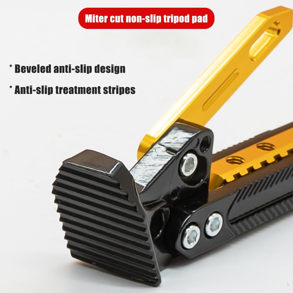 1 Pezzo Cavalletto Laterale Stazionamento Moto per Indian 101 Scout/Challenger Elite/Limited/Challenger Dark Horse,Infrangibile Antiscivolo Supporto Sostitutivo Veicolo,Black