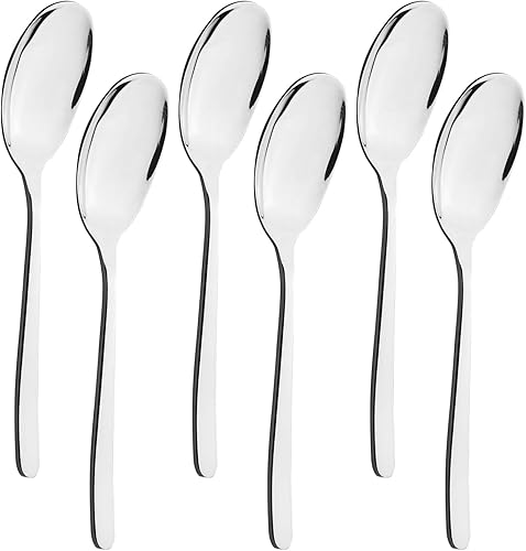 Parlynies 8 cucharas grandes para servir, acero inoxidable