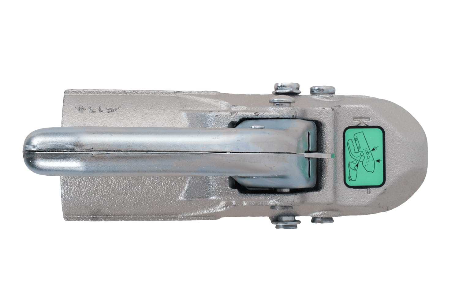 Attelage à boule KNOTT K35-C pour remorque de 3 500 kg avec timon tubulaire de 60 mm, en fonte