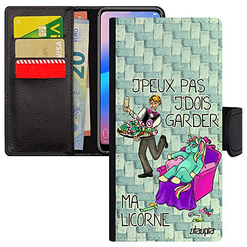 Coque Samsung S20 FE Anti Choc Eviter les Rayures Etui Protection Rabat Licorne