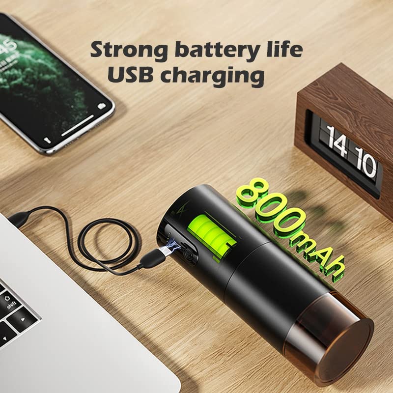 XinQt Kaffeemühle tragbare hochwertige Mühle mit doppelter Lagerpositionierung (Color : Green) – Bild 6