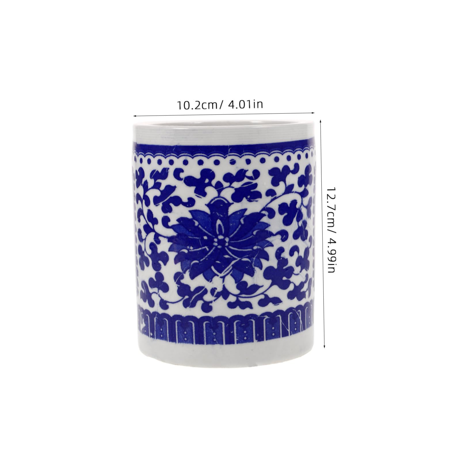 NUOBESTY 2 Pezzi Portapenne Da Tavolo in Ceramica Per Cancelleria Portapenne Per Calligrafia Da Trucco Contenitore Multifunzionale Per Ufficio