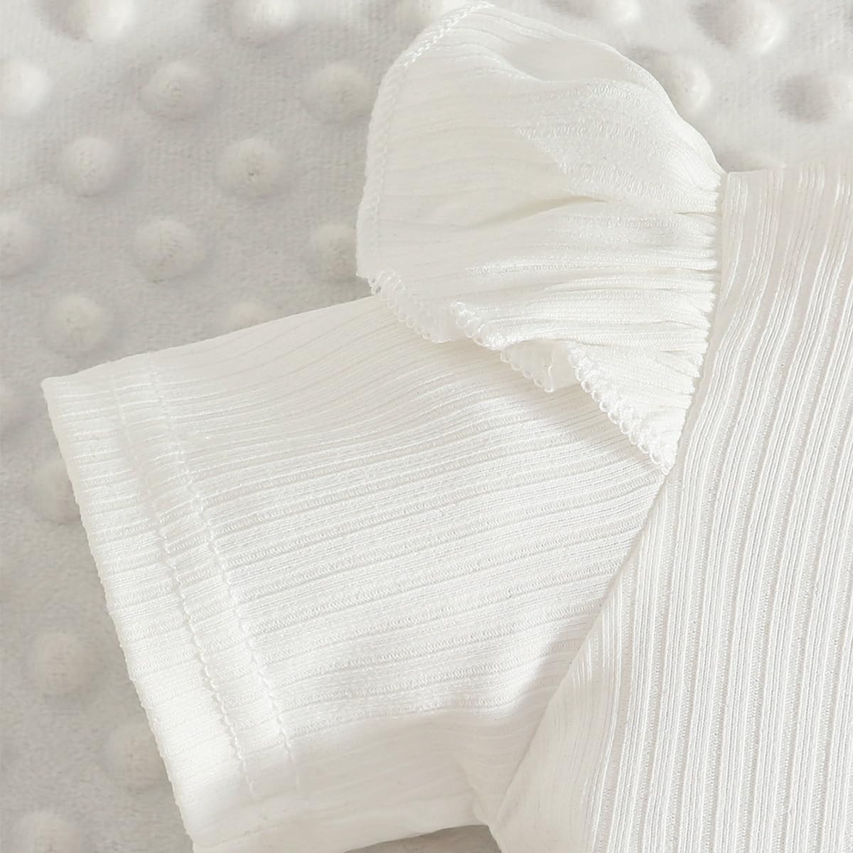 Kleinkind Baby Mädchen Kleidung Kurzarm Tops Cord Schleifenstickerei Trägerrock Sets Baby Outfits