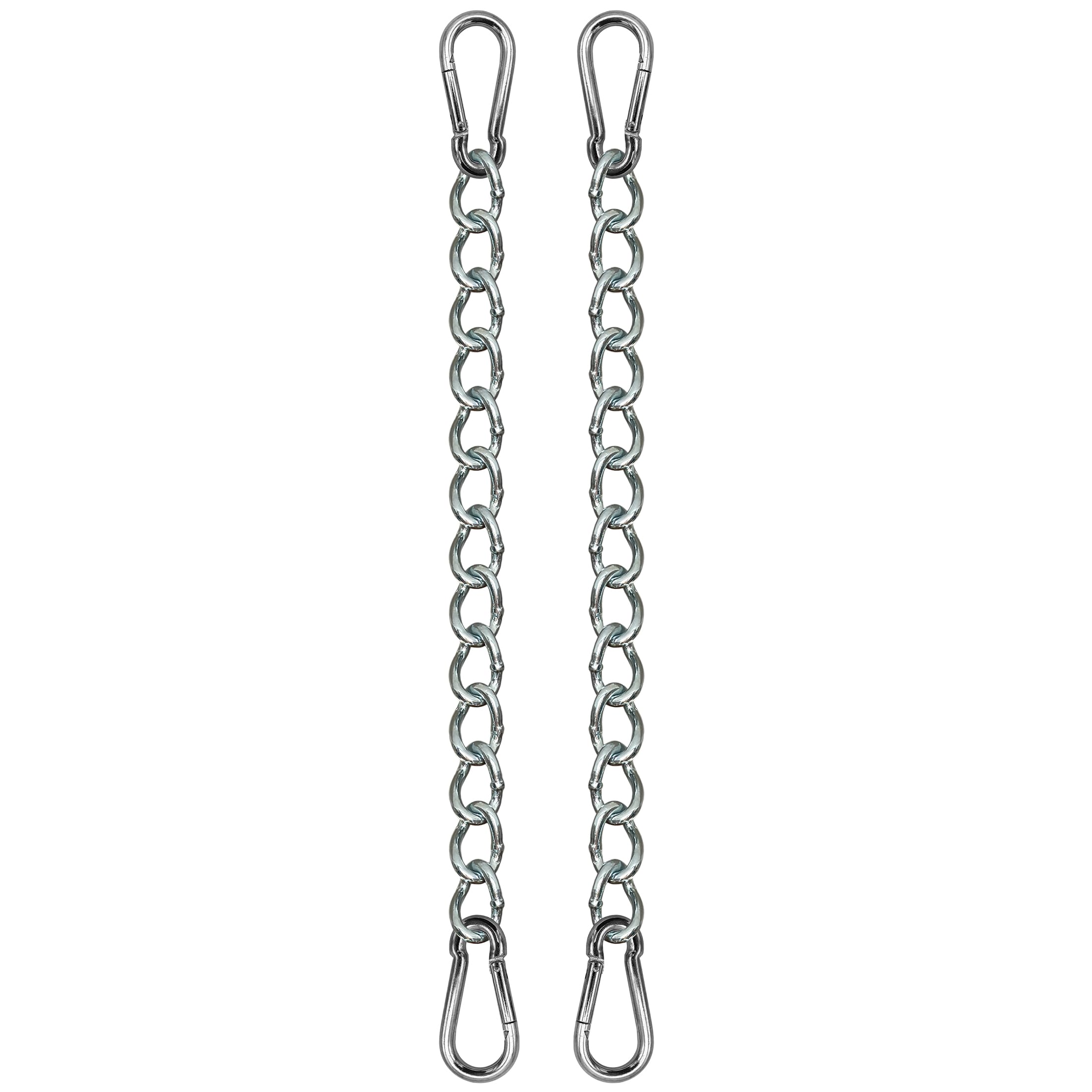 KLIFFHÄNGER Verlängerungskette für Hängesessel, Hängestuhl und Hängematte mit Zwei Karabiner | Verschiedene Längen (Kette 99 cm Doppelpack)