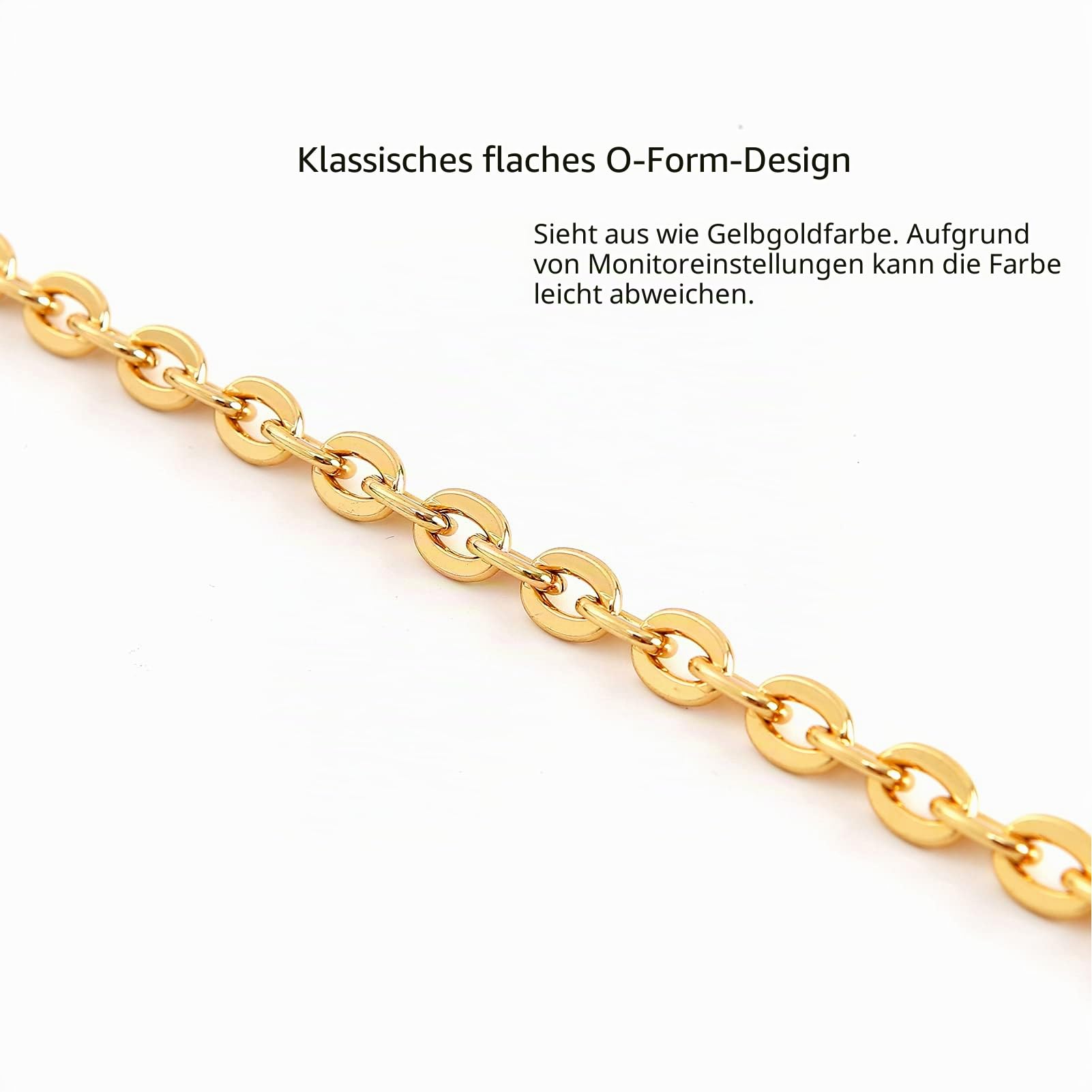 Xiazw Mini-Kupferkette für Handtaschen, Schulter- und Umhängetaschen, Taschenriemen als Taschenaccessoire und Dekoration (helles Gold, 45,7 cm)
