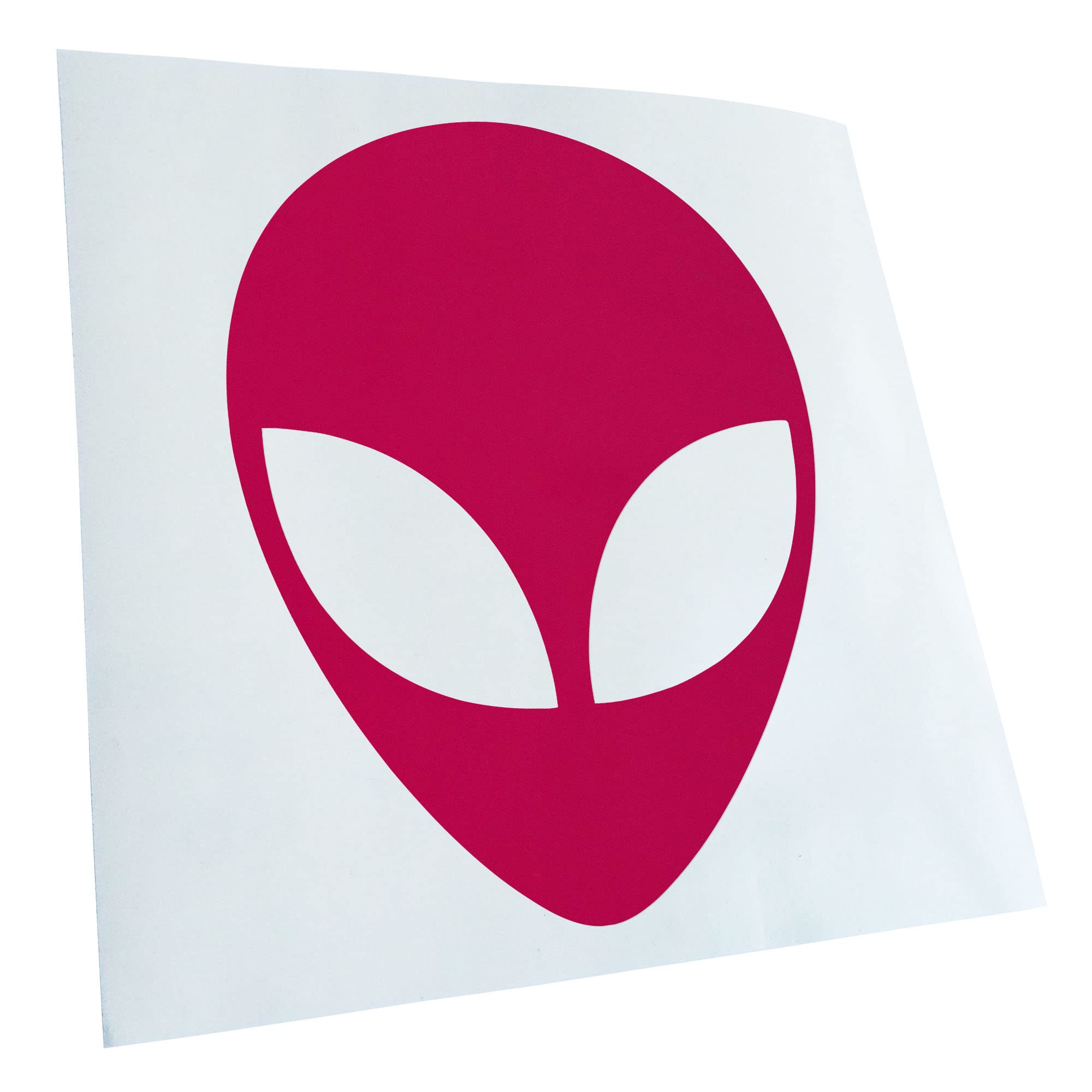 Kiwistar - Adesivo per auto – bianco opaco – 14 x 11 cm Alien Sticker per auto, laptop, bicicletta, camion, moto, multicolore, JDM Decal Racing
