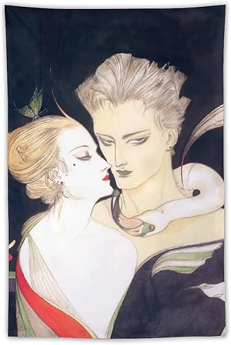 YWVWY Yoshitaka Amano Artistic Illustration (6) Picture Print Tapestry Wall Paint Art Tapestries Decor Modern Home Artworks Gift Idea 40"x60"