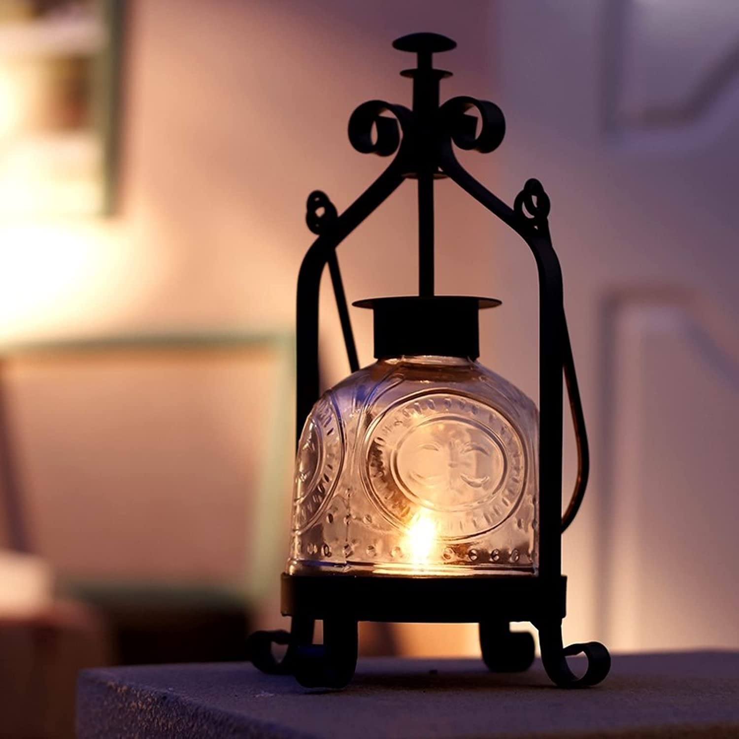 Bożonarodzeniowe świeczniki, Stojak Na Świece Metalowe Lampiony Na Świece Tea Light Świeczniki Szklany Stojak Na Świeczkę Do Dekoracji Ślubnych Home Marokańska dekoracja domu