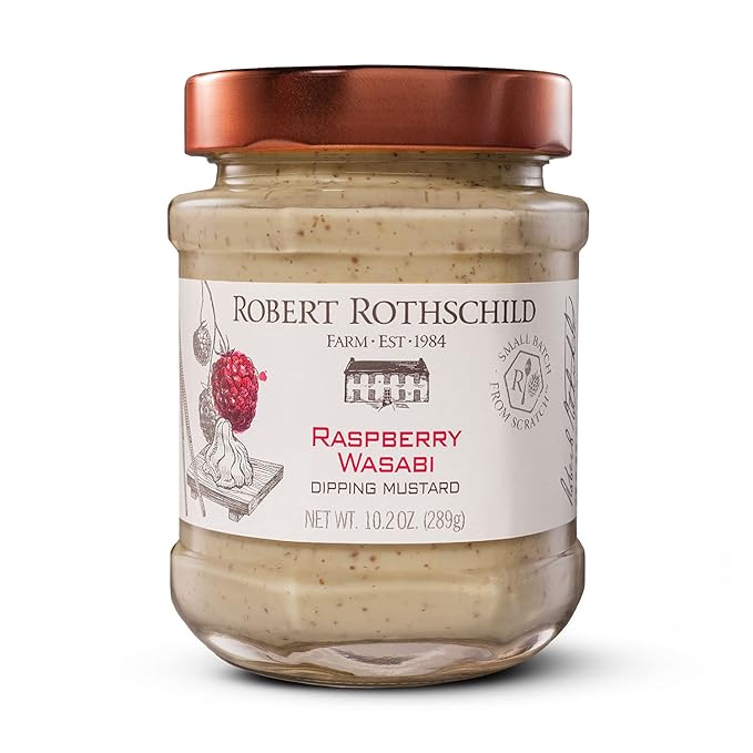 Amazon.com : Robert Rothschild Farm Raspberry Wasabi Dipping Mustard ...