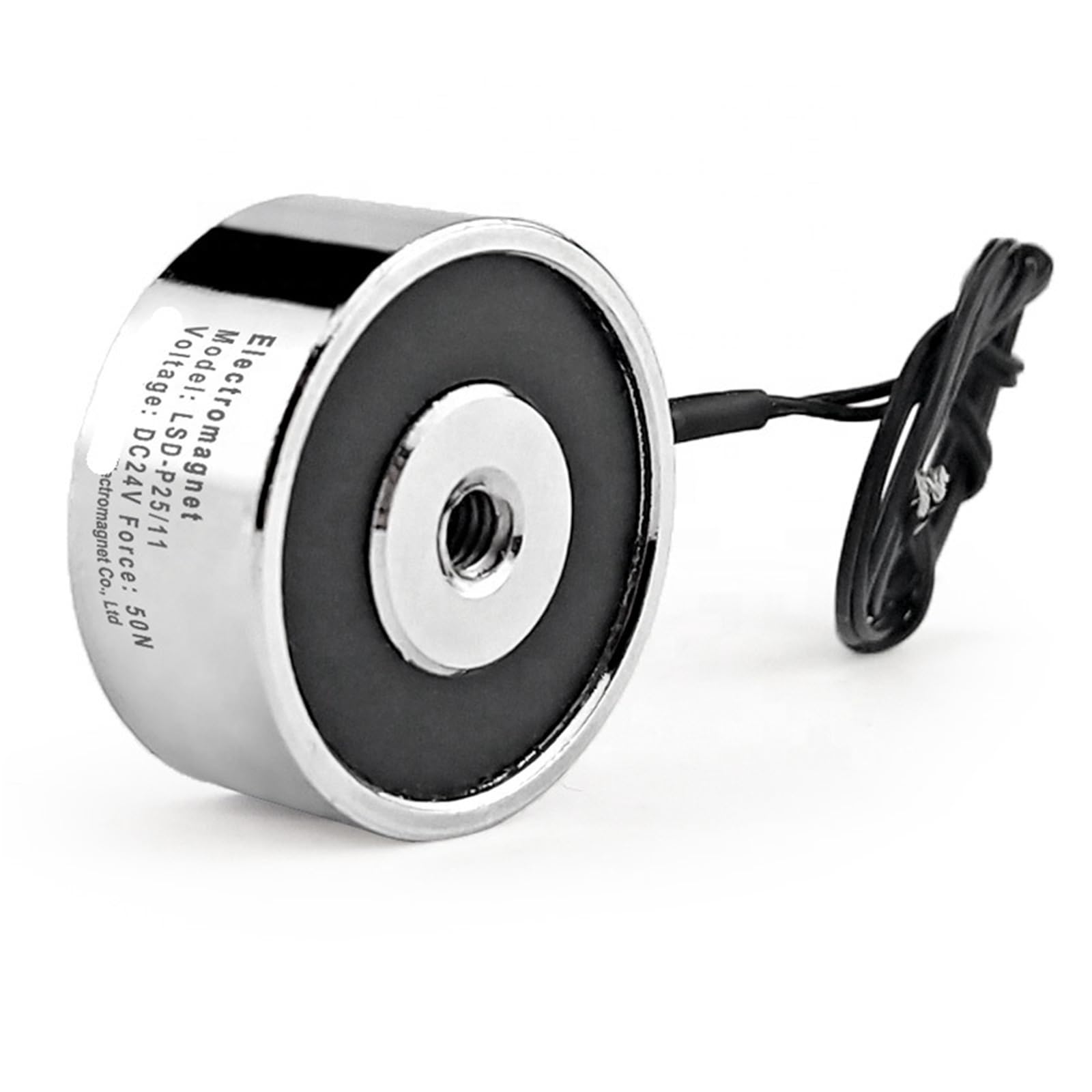Électroaimant cylindrique LSD-P25*11 12V pour stopper les chutes de pièces métalliques