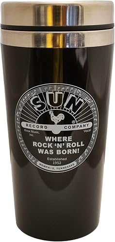 Taza de viaje Sun Records Rock N Roll Logo - Mid-South Products
