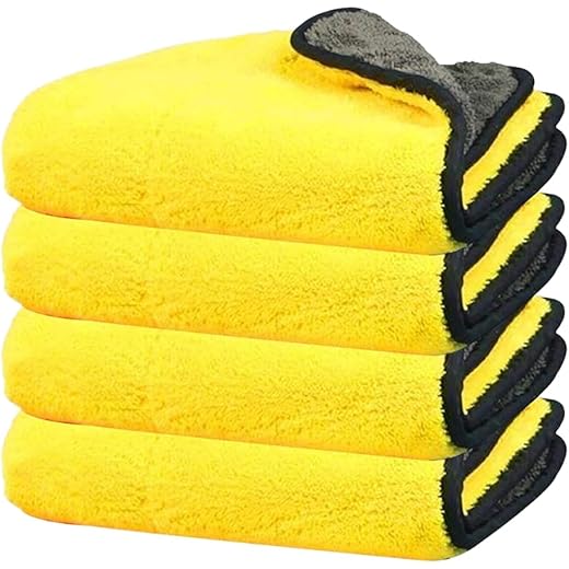 Hoodinter Microfiber Cleaning Cloth Combo Pack of 4 40x60CM