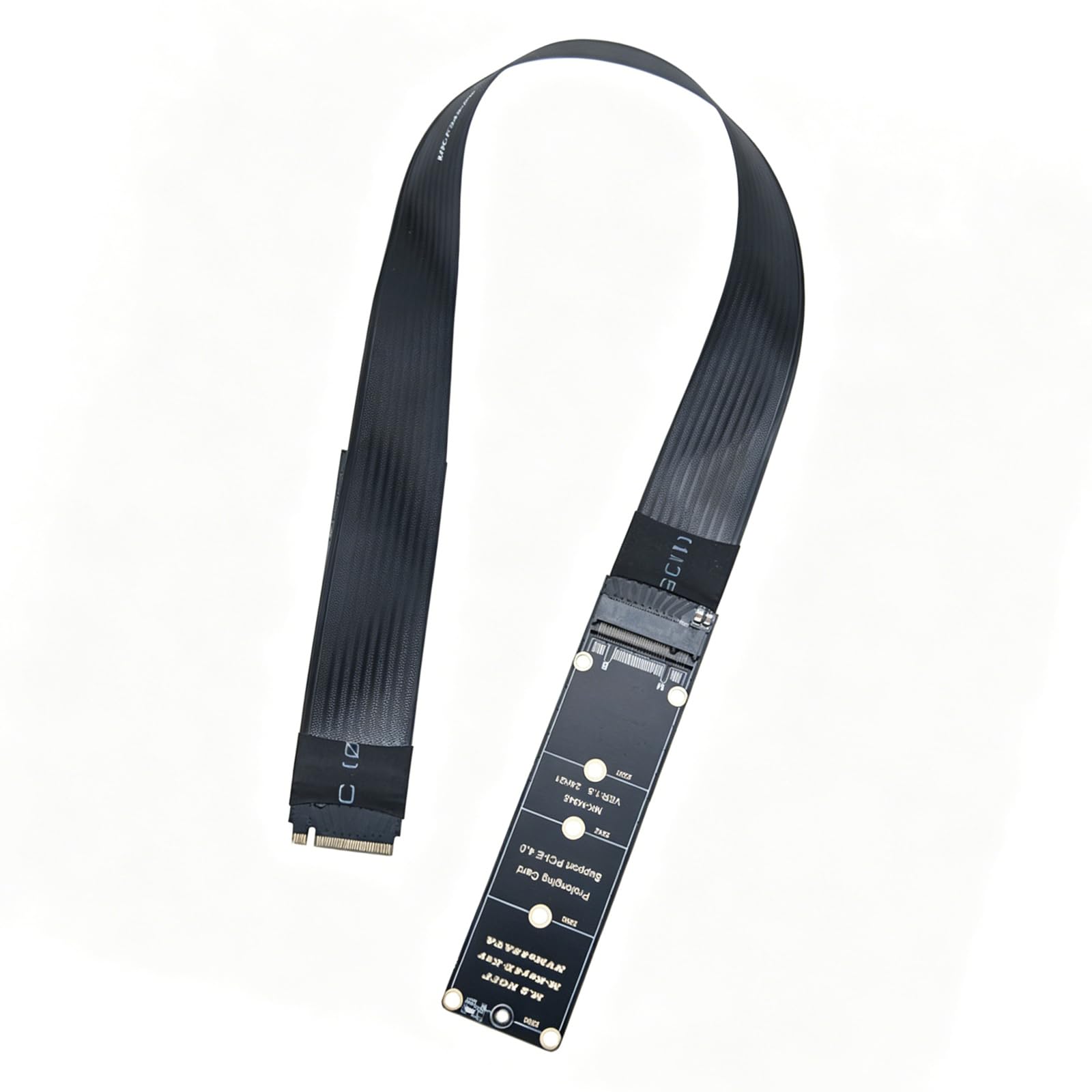 PCIe4.0 NVMe Card Extension Cable Drive Risers Card with Flexible Ribbon Cable for Highly Speed Data Transfer Flexible Extension