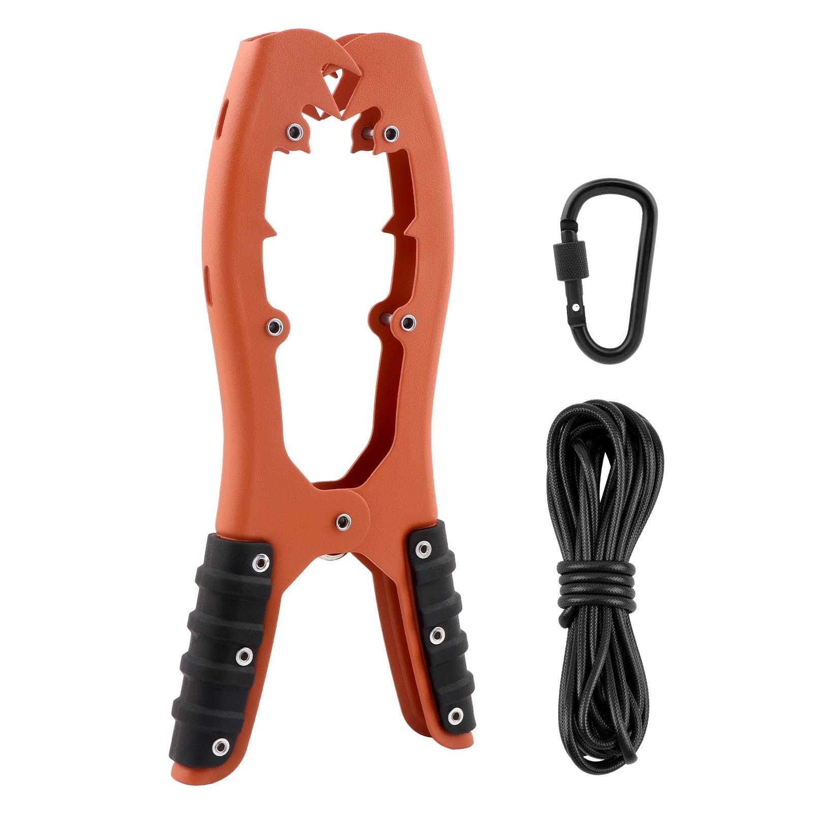 Just E Joy Kayak Anchor Grip with 16ft Black Anchor Rope and Snap Hook to Secure Kayak Canoe Boats or Float Tubes, Kayak Brush Gripper Outdoor Fishing Boating Camping Accessories