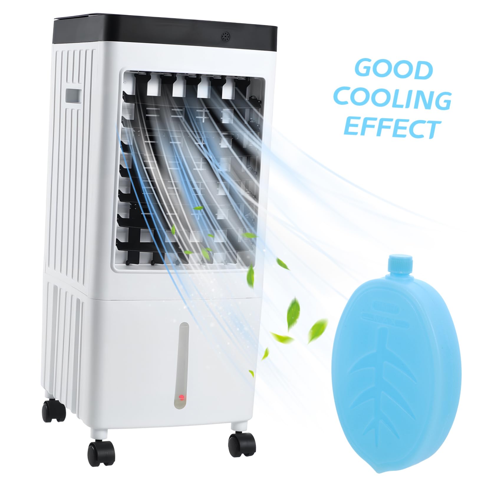 YARNOW Ventilateur De Climatisation Cristal De Glace Glace Réutilisable Réutilisable Congélateur Récipient À Glace Conteneurs De Glace De Refroidissement Frais Garder Les Cas De Glace