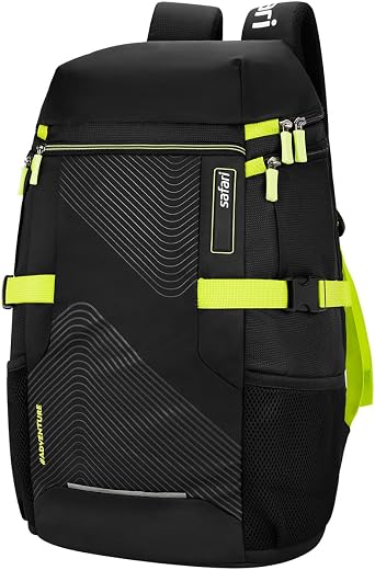 SAFARI Quest 2, 45L Overnighter Rucksack Laptop Bag, Top Opening, Wet Pouch, Compression Straps, Large Size Travel Bag, Id...