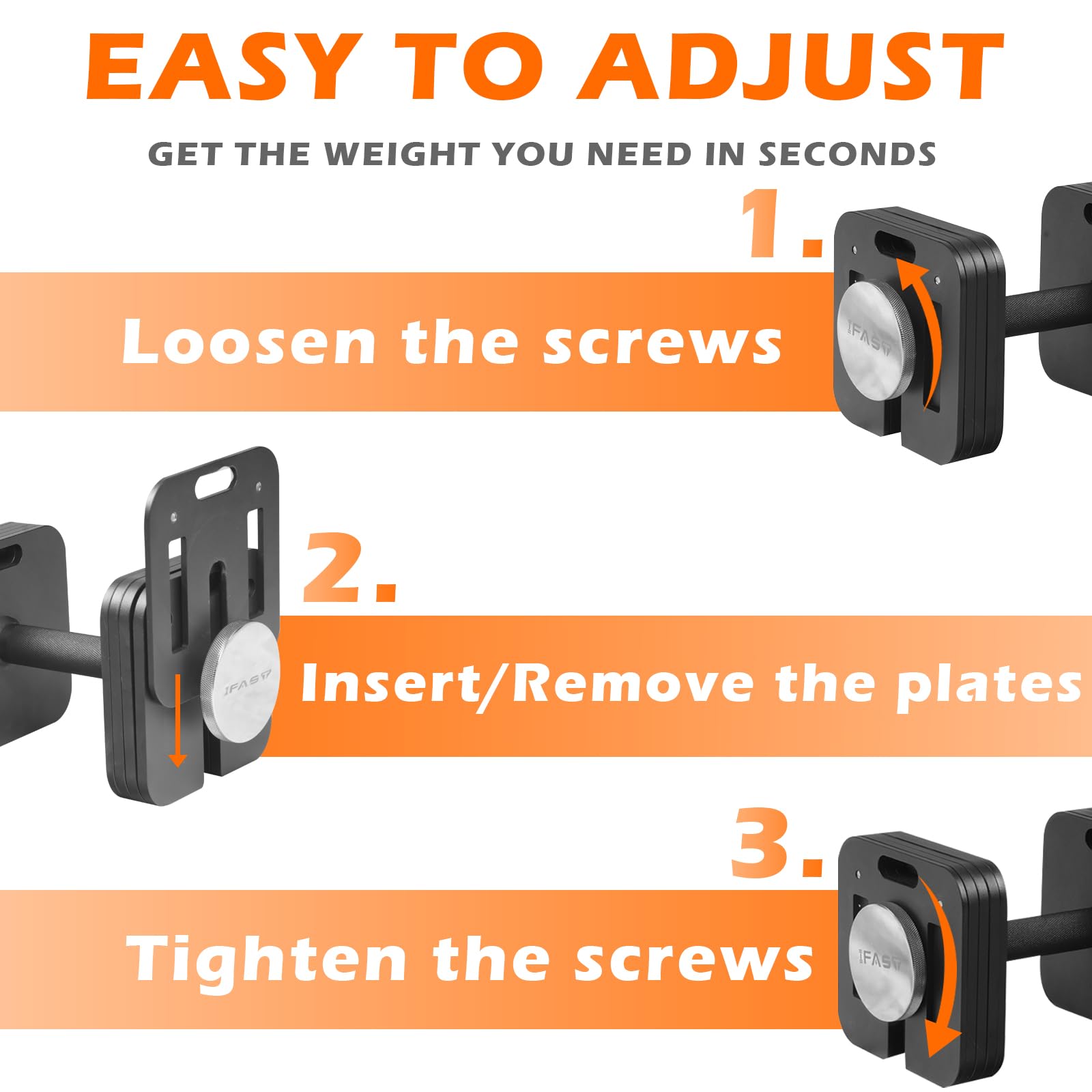 Adjustable Dumbbells 50LB Single Square Dumbbells 9 in 1 Free Weights for Multiweight Options Quick-Lock Adjustable Dumbbell Sets with Anti-Slip Steel Handle for Full-Body Home Gym Workouts
