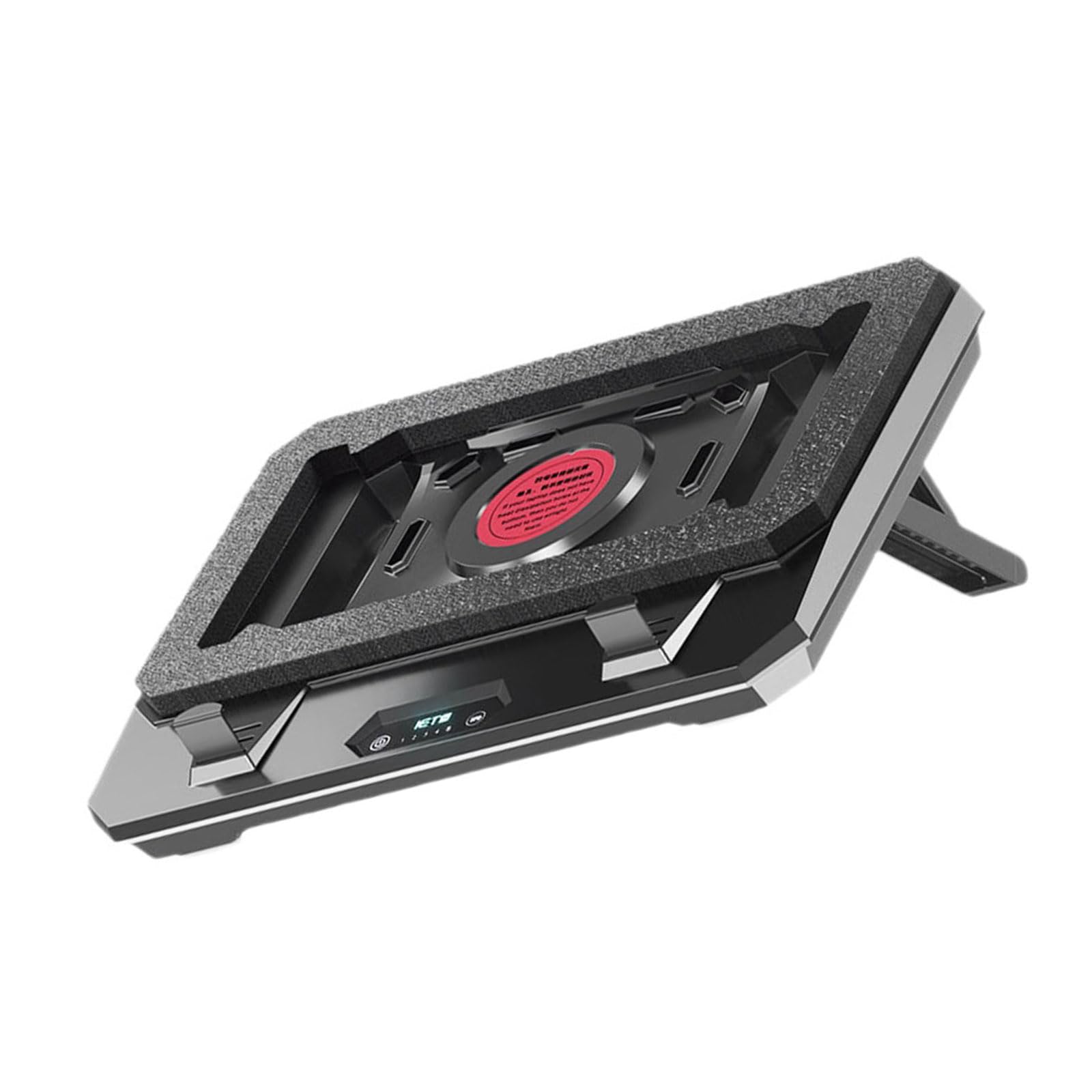 Supporto per computer portatile ad alta velocità con ventola da 4000 giri/min e altezza 7 per notebook da 10 a 17,3 pollici