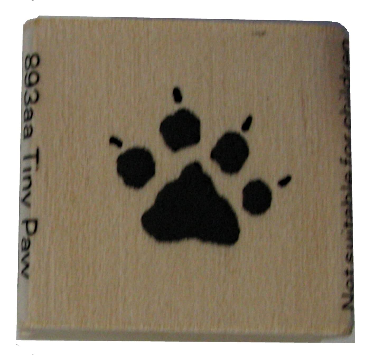 Rubber Stamp Mini Paw Print