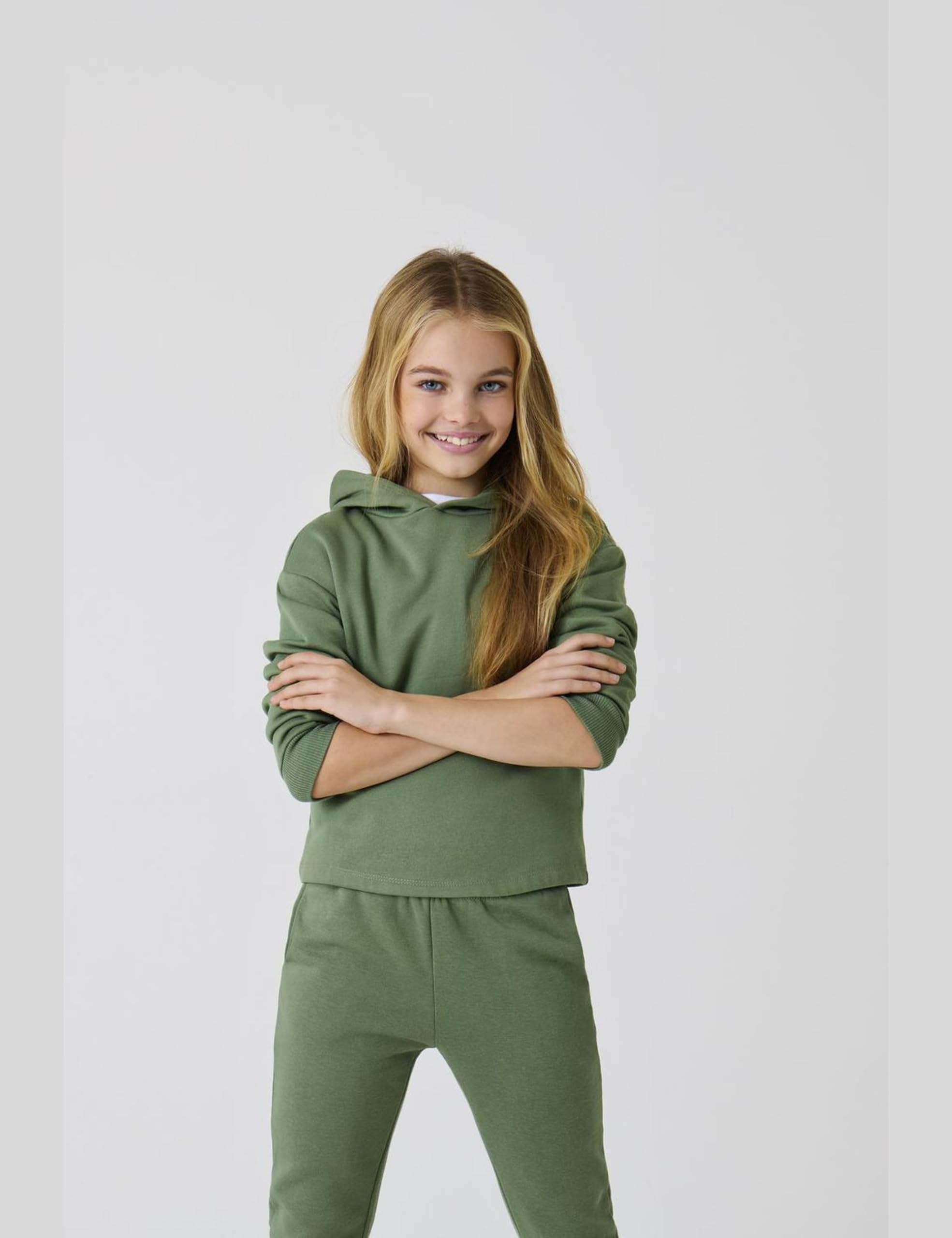 KIDS ONLY Bluza z kapturem Dziewczynki Kogfave L/S Hood Swt Noos