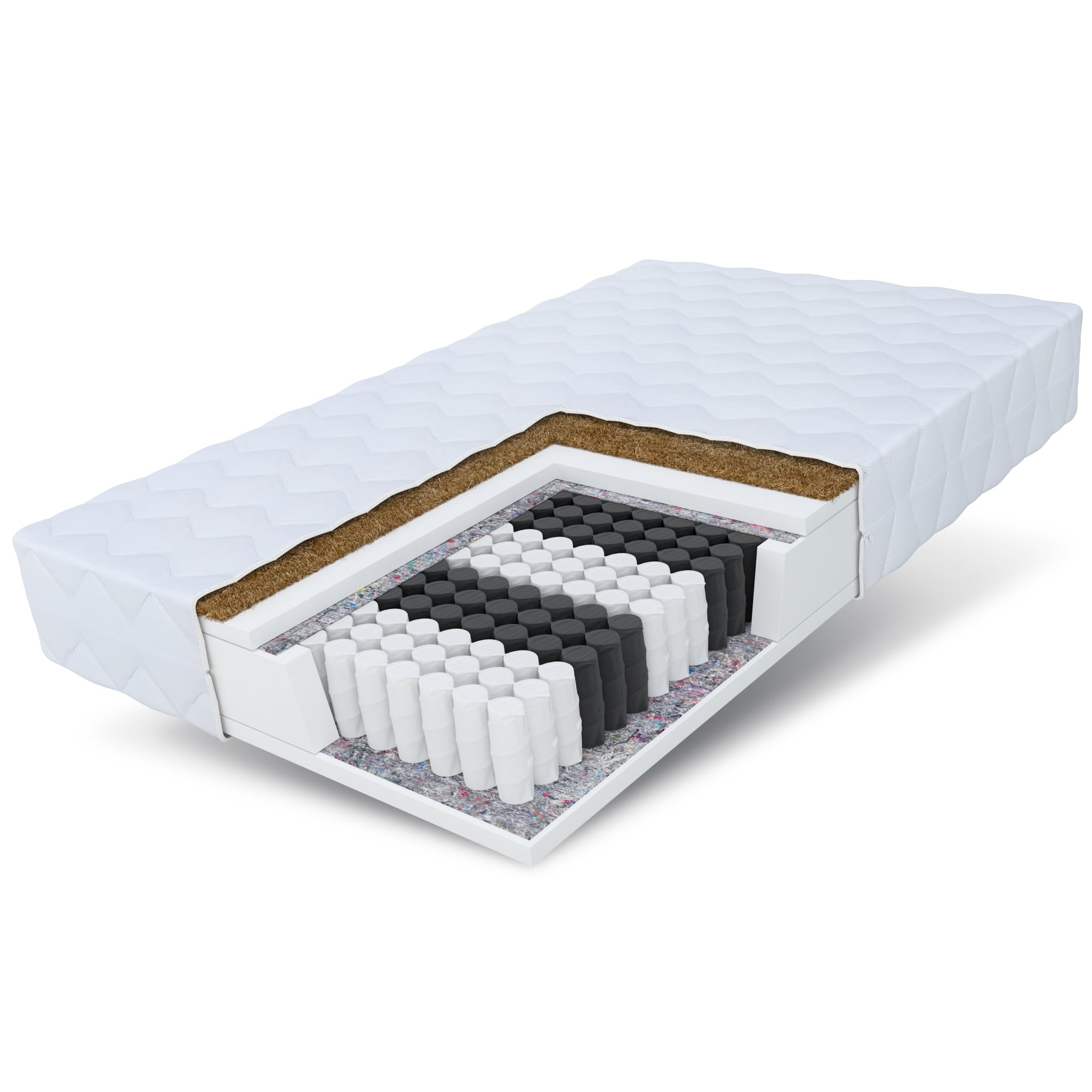 FDM Home Plus Matratze 160x200 cm – Taschenfederkern, 17 cm Höhe