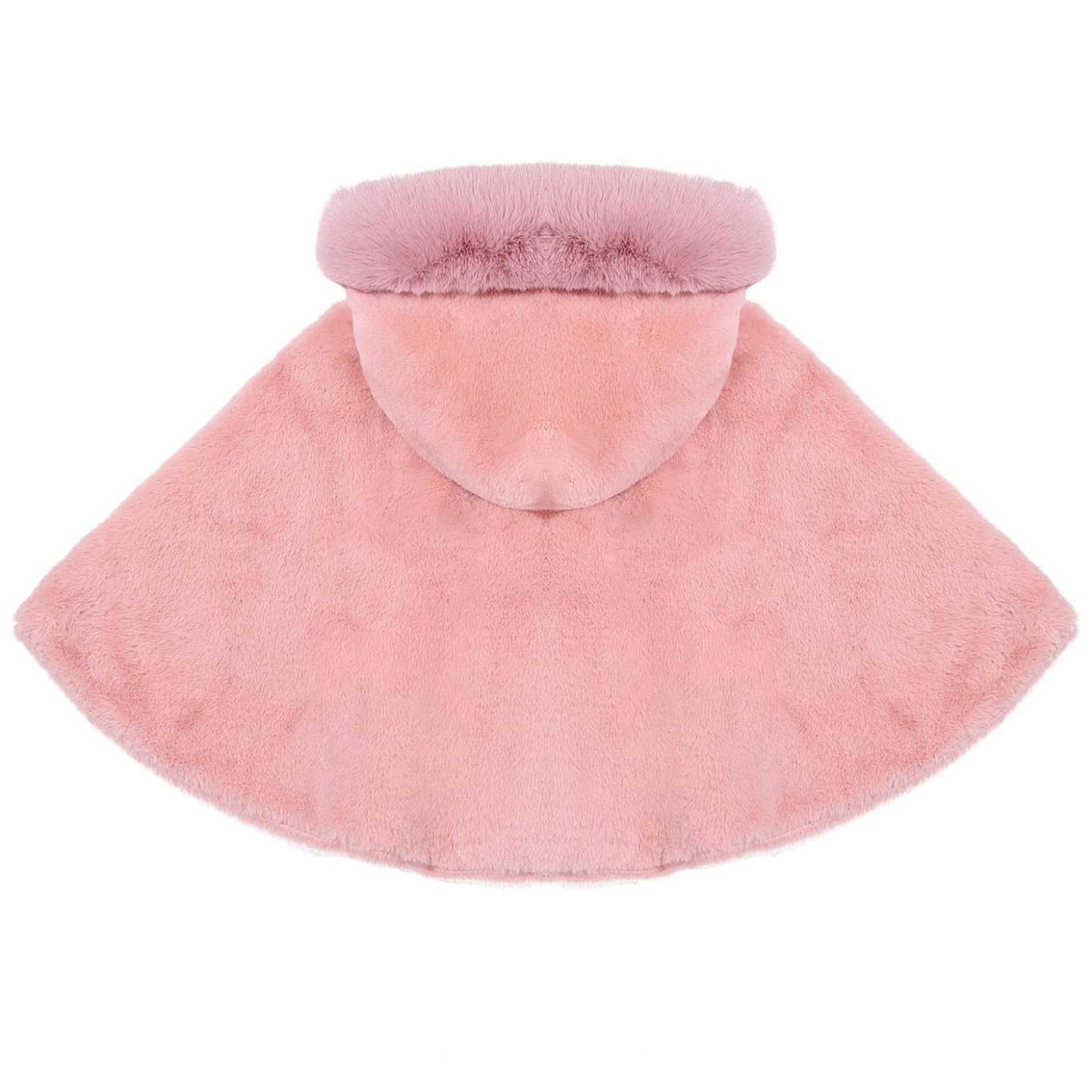 Aiihoo Baby Boys Girls Cartoon Cloak Toddler Warm Fleece Hooded Cape Poncho Winter Outerwear Pink B 12-18 Months