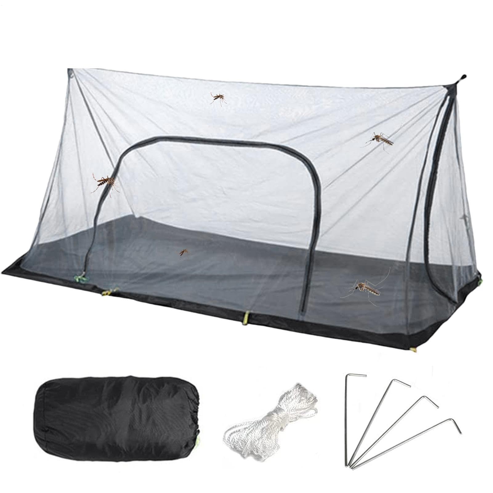 Rete da Campeggio con Rete, Fliegennetz-Bettnetze, Ultraleichtes | Schutznetz mit Feinsten Löchern, Wasserabweisendes Netznetz für Outdoor-Reiseutensilien