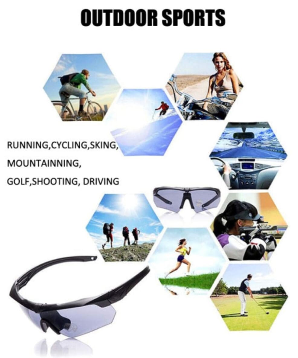 Gafas de sol de seguridad de transición