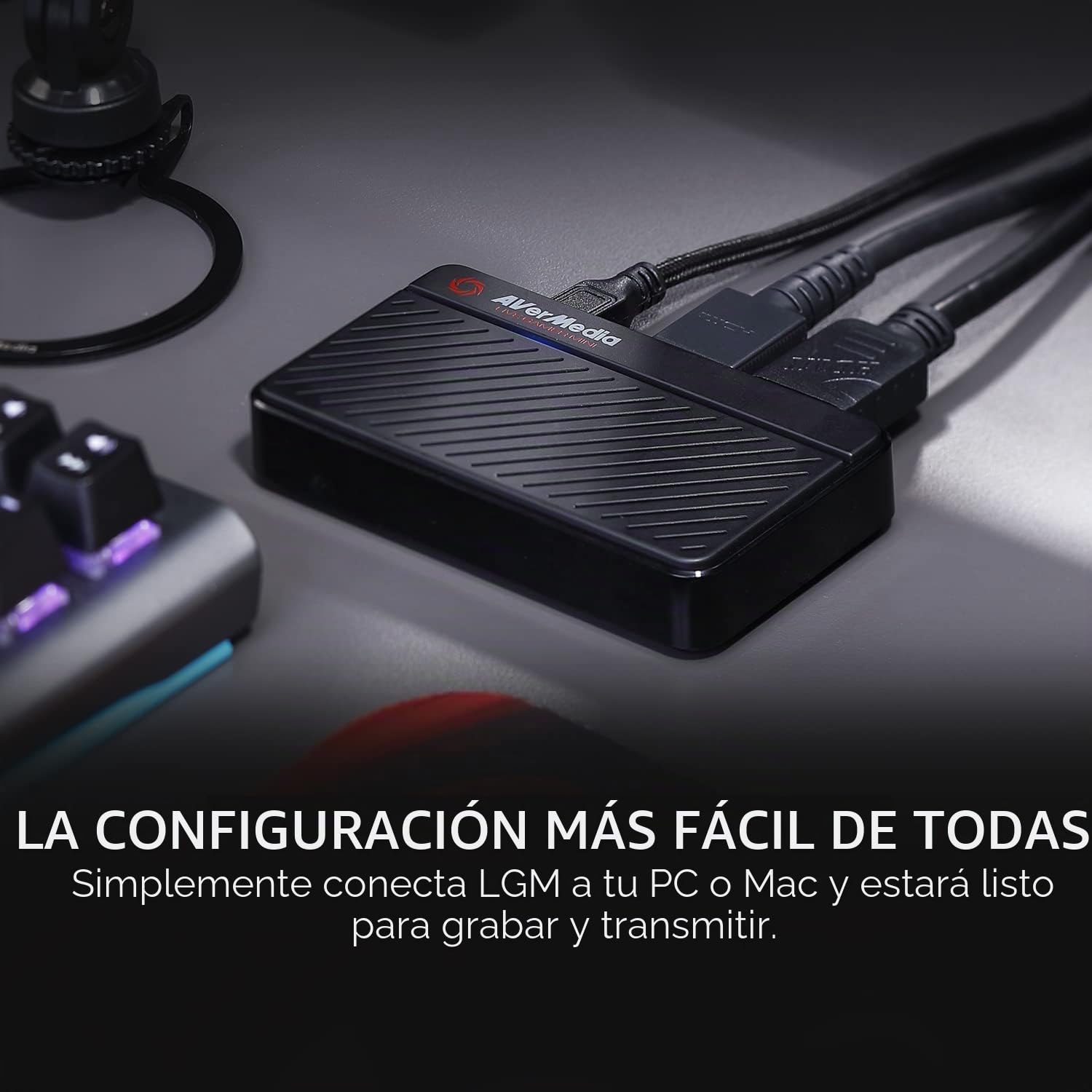 AVerMedia GC311 Live Gamer Mini - Capturadora USB 1080p60, paso Full HD, Plug & Play, streaming Switch, PS4, Xbox, OBS, YouTube, Mac, Win11