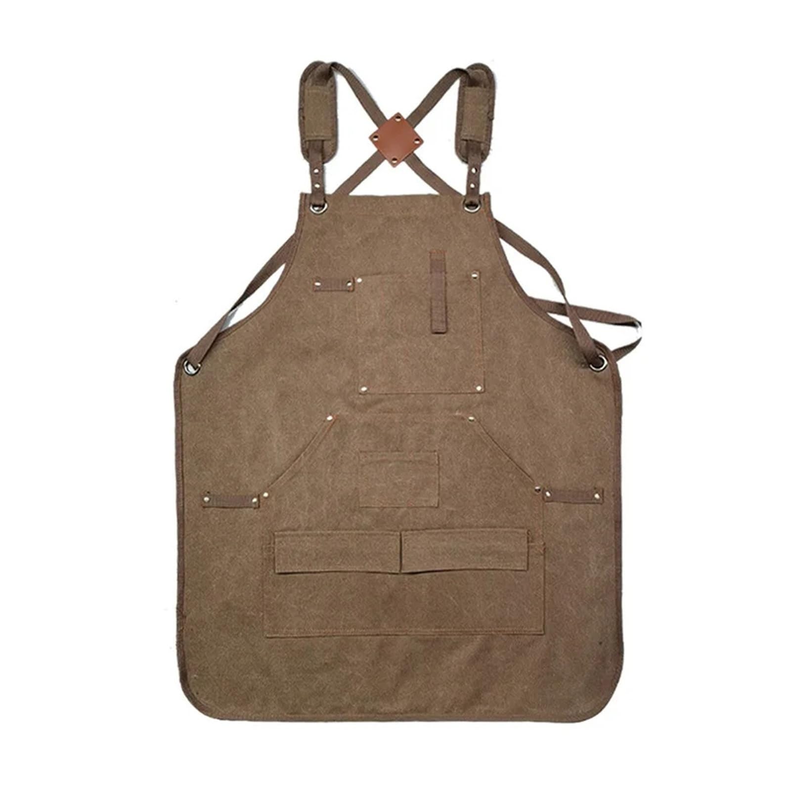 Delantal de lona gruesa Simple herramienta ropa jardinería carpintería