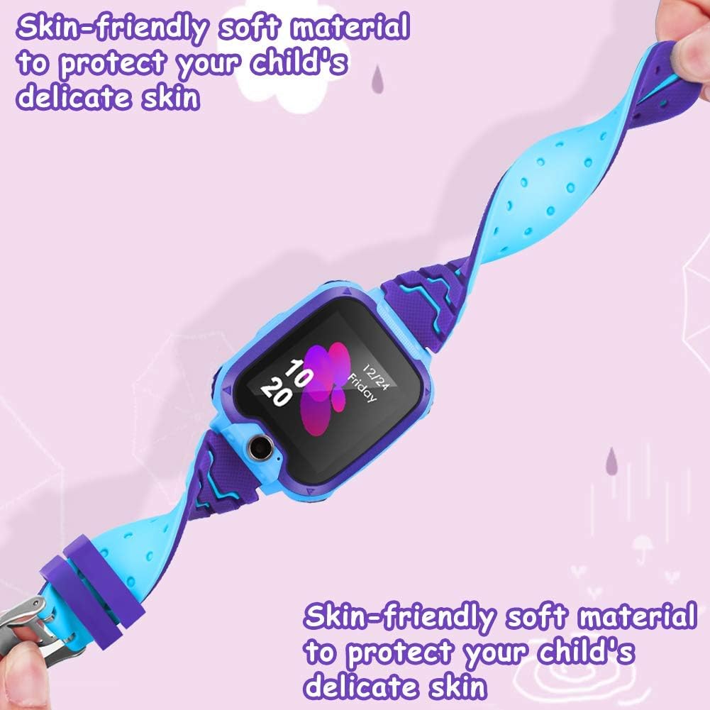 Winnes - Smartwatch per bambini con 7 giochi, funzione musica e sveglia, fotocamera, per 3 – 12 anni Winnes - Smartwatch per bambini con 7 giochi, funzione musica e sveglia, fotocamera, per 3 – 12 anni