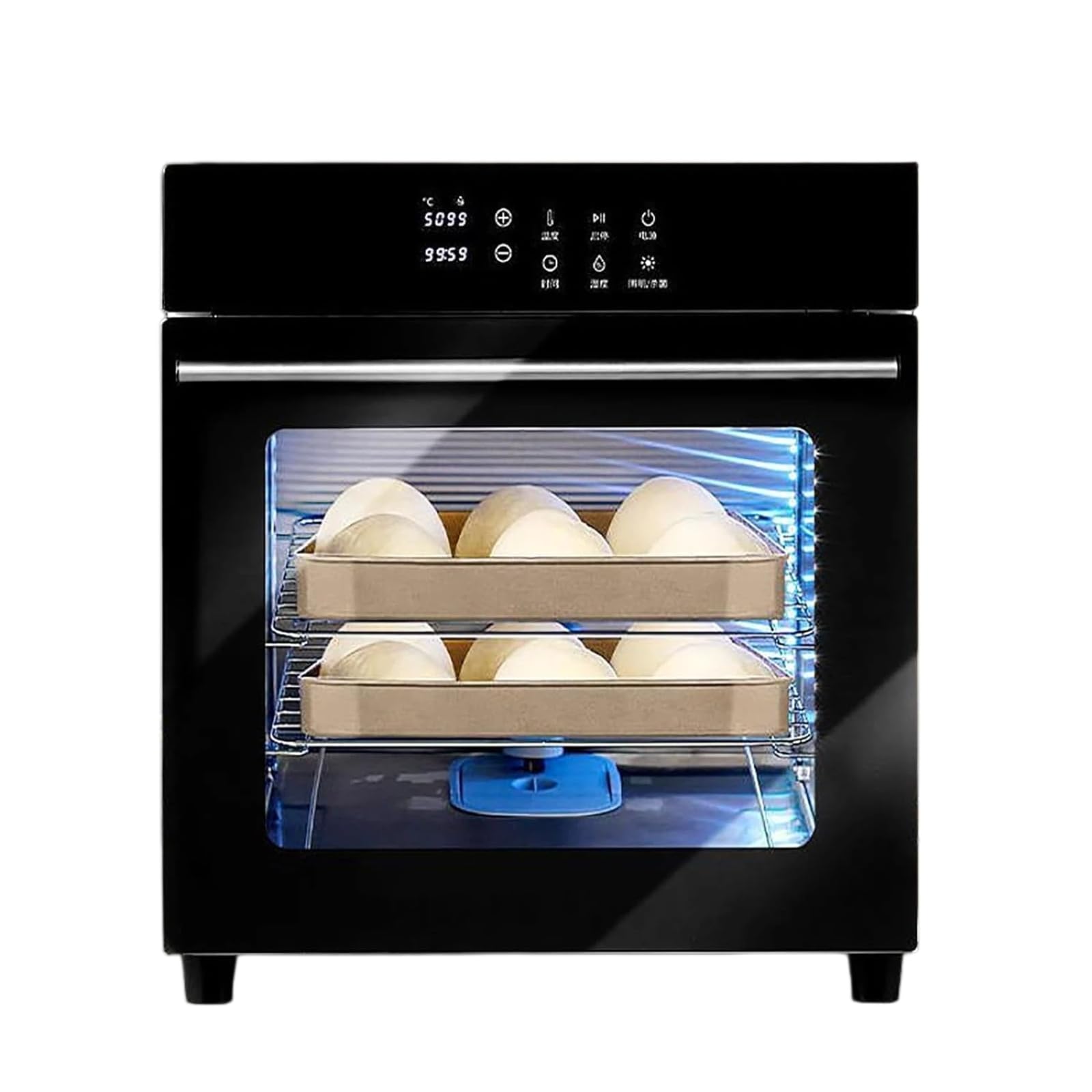 Machine à pain automatique avec contrôle de la température, synchronisation et humidité pour une fermentation uniforme