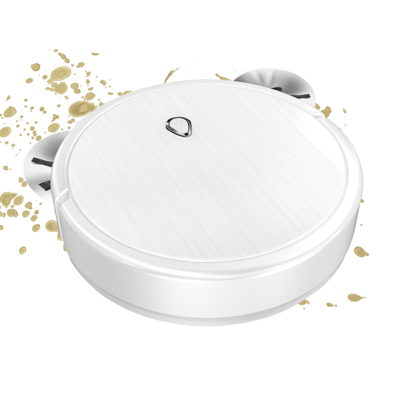 BommFu Robot Aspirador,Robot Aspirador Fregasuelos - Dispositivo Inteligente Multifunción con Reducción de Ruido y Evasión de Obstáculos para Limpieza Higiénica de Polvo en Interiores y Mantenimiento