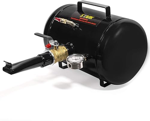 XtremepowerUS calzador de talón de 5 galones con asiento neumáticoinflador detonador para todo tipo de vehículo tractor, automóvil, camión