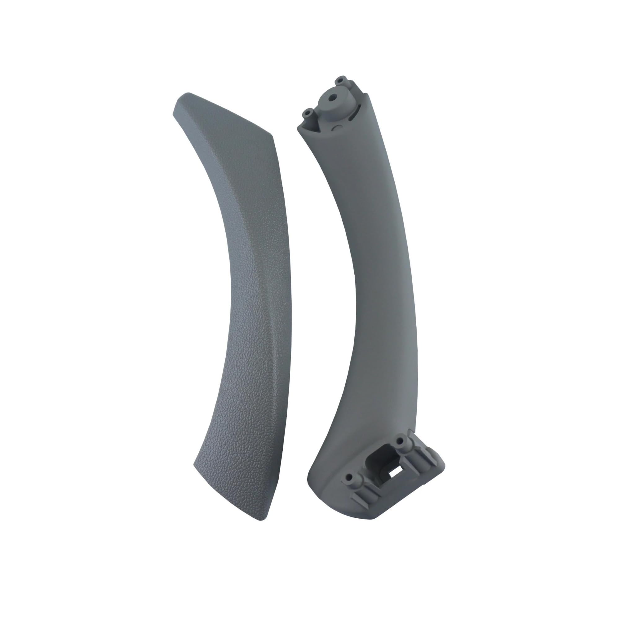 LVXVMOZEOK Interior Door Handle Armrest for E90 for E91 for 3 Series 2005-2012 Car Inner Left Right Inside Handle Door Panel 51417230853 Pull Trim Cover(Right Gray 2pcs)