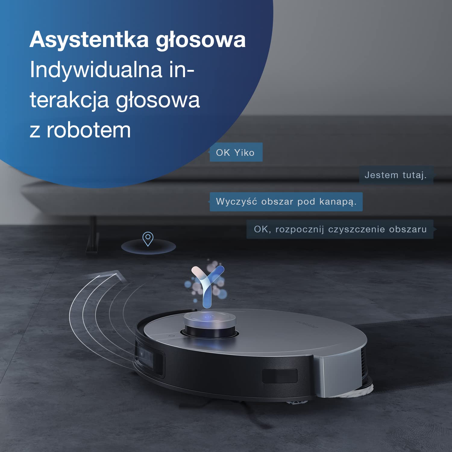 ECOVACS DEEBOT X1 OMNI, odkurzacz automatyczny z funkcją mopowania i wielofunkcyjną stacją czyszczącą (automatyczne samooczyszczanie), siła ssania 5000pa, funkcja unikania przeszkód 3D, bat. na 260min
