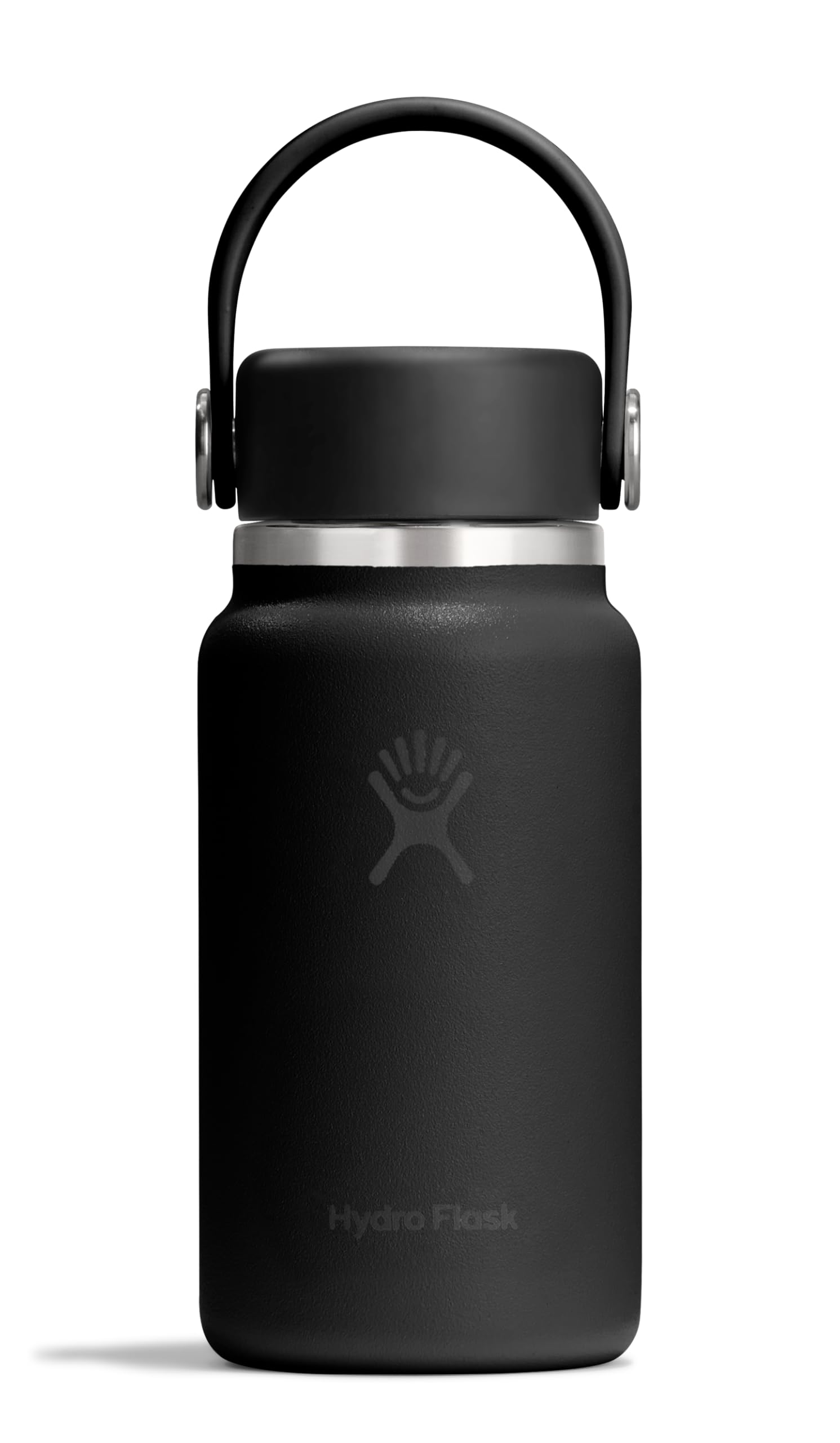 Hydro Flask Micro Bottle - Insulated Mini Leak Proof Flask for Purse or Pocket in 6.7 Oz Tonal Black