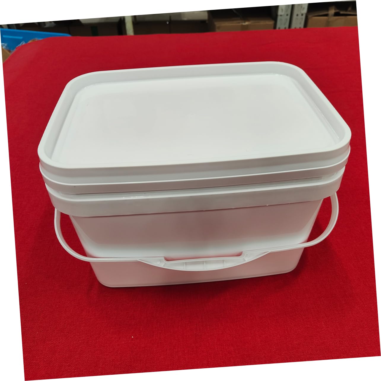 Secchio per Pittura in Plastica Pp 10 Litri con Coperchio e Manico, Contenitore per Vernice Leggero e Resistente, Secchio di Stoccaggio Multiuso per Conservazione Pigmenti