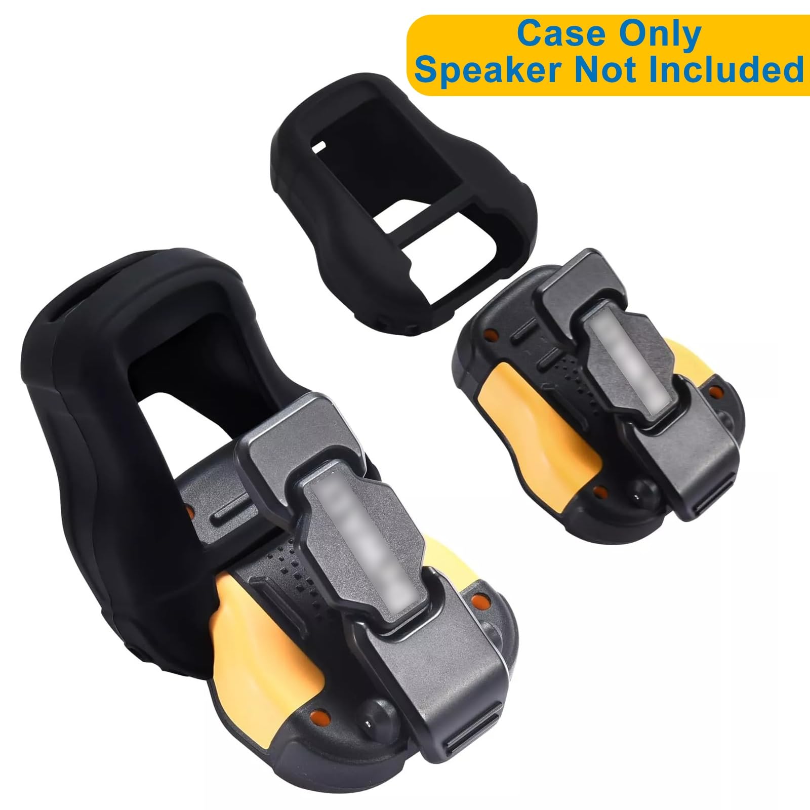 Portable Speaker Silicone Case Compatible with DEWALT Jobsite Pro Wearable Speaker Wearable Bluetooth Speaker, Shockproof Protective Cover with Carrying Strap 1:1 Design (Case ONLY)