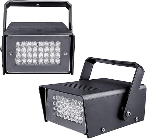 Miniatura 8 de 32 luces estroboscópicas LED para Halloween mini luz estroboscópica luces estroboscópicas de Halloween para habitación luz estroboscópica de fiesta