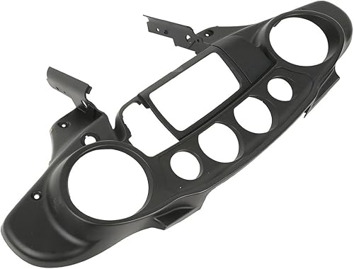 XFMT Cubierta de velocímetro negra para motocicletas, carenado interior superior, compatible con Harley Electra Street Glide 2014-2023