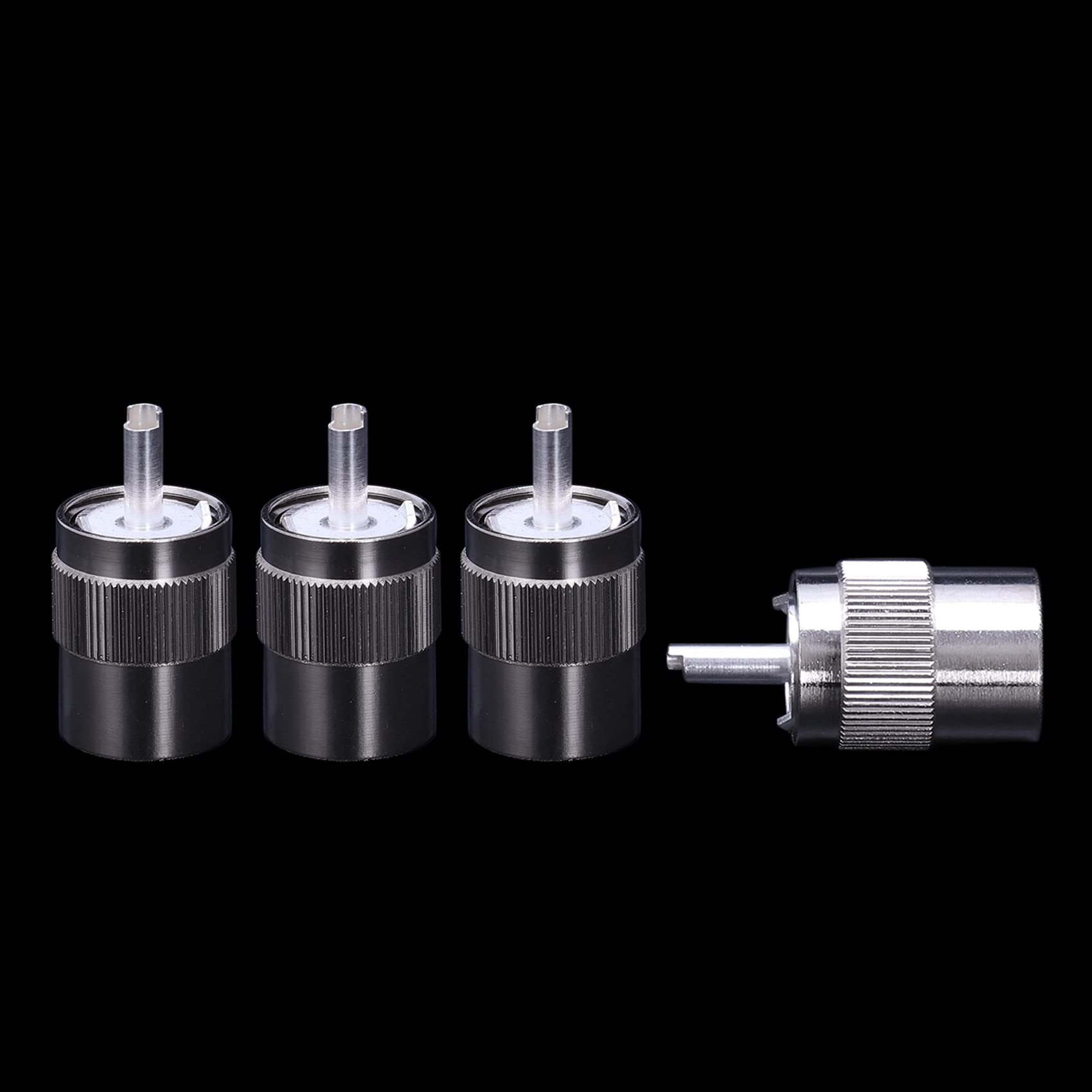 HUIDYSM - Paquete De 10 Conectores De Soldadura UHF/-259 Con Reductor