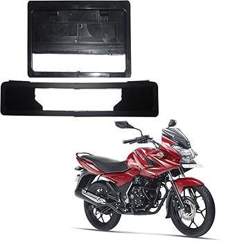 RWT Front and Back Bike Number Plate Frame for Bajaj Discover 150 f