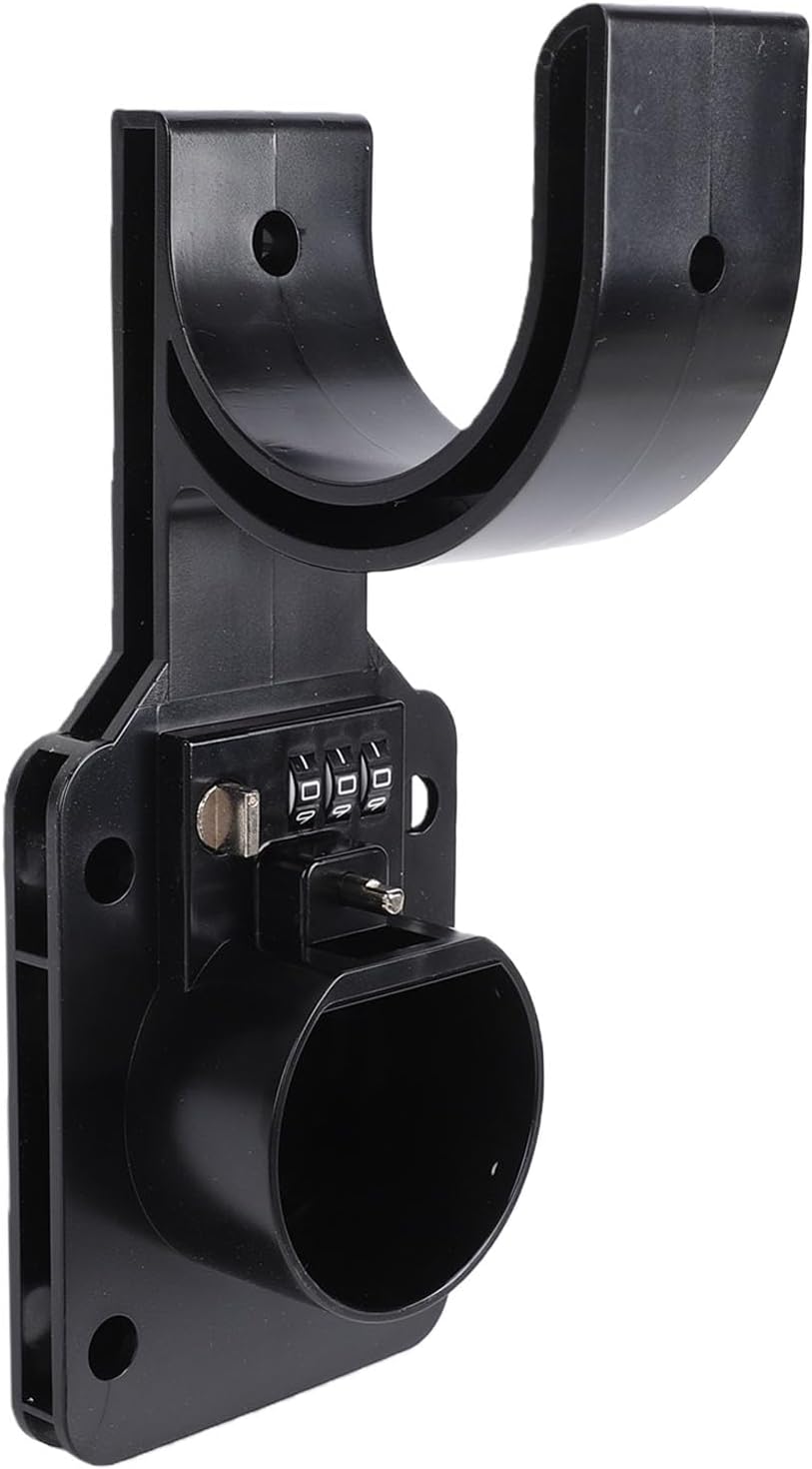 High Strength EV Charger Holder Wall Mount with Lock for Electric Car Charging Cable Management