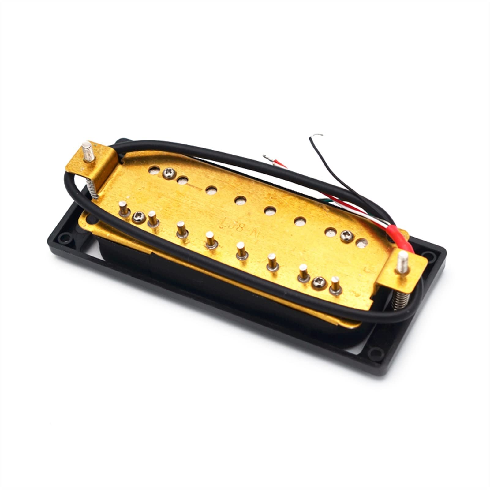 Doppia Bobina 8 Corda Per Chitarra Elettrica Pickup Pickup Nero Per Gibson Pickup chitarra elettrica (Color : Neck and Bridge)