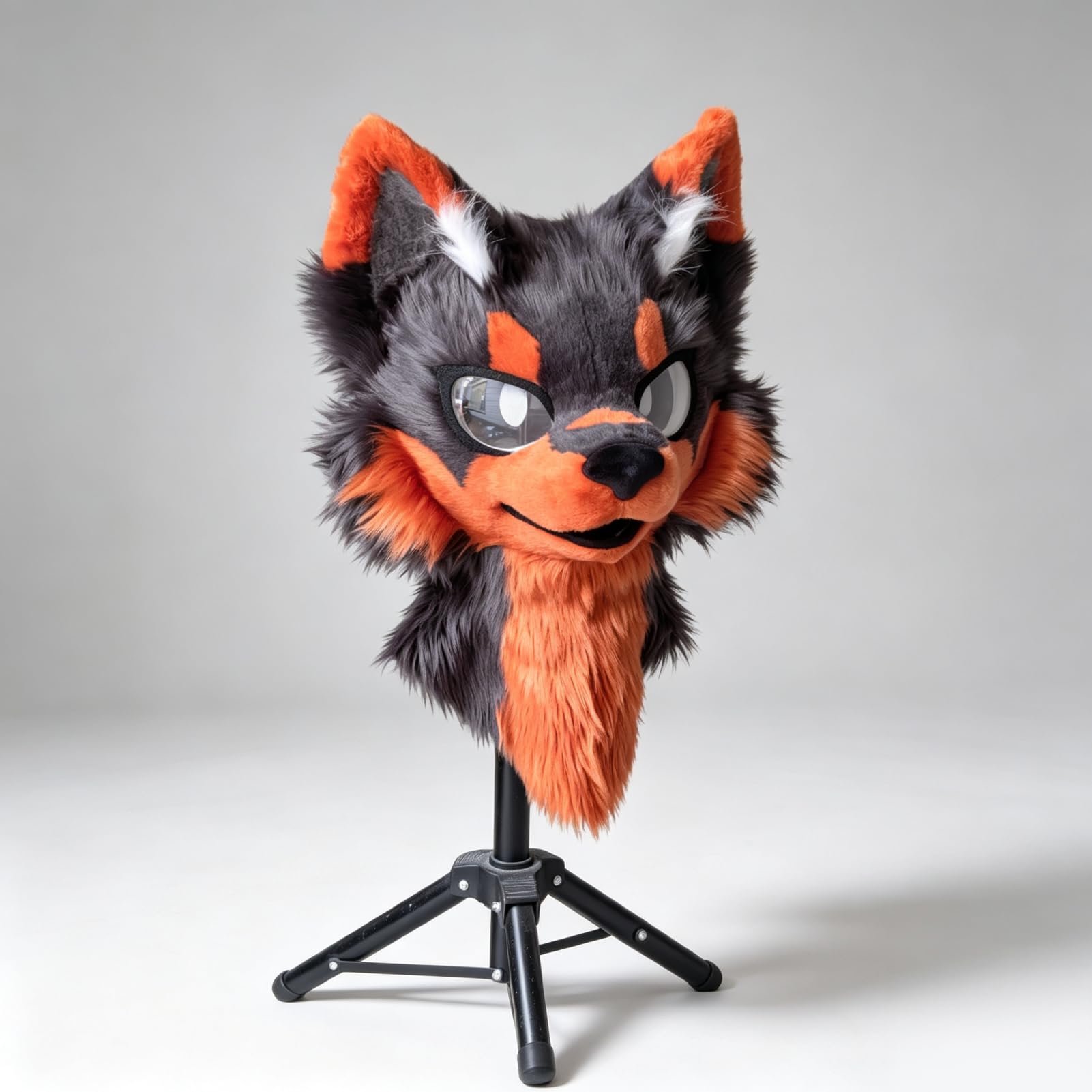 Fursuit Furry Głowa, maska cosplay na Halloween i imprezy tematyczne